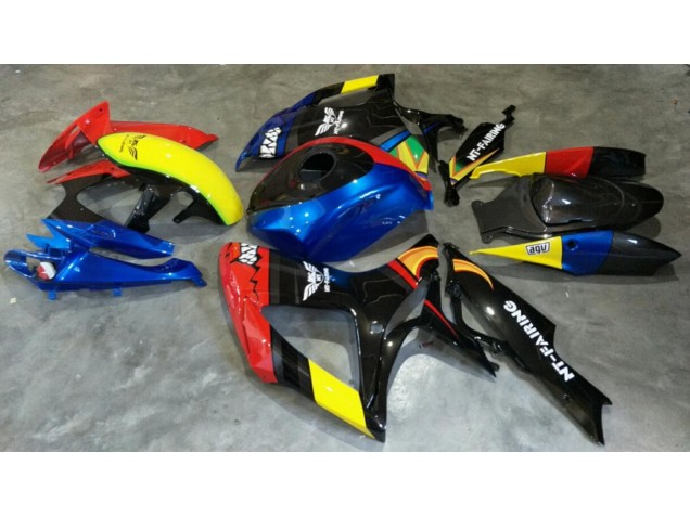 06-07 Red Blue GSXR 600/750 Motorcycle Fairings 06-07 Red Blue GSXR 600/750 Motorcycle Fairings