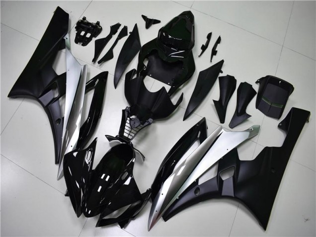 06-07 Silver Black YZF R6 Full Motorcycle Fairing Kits 06-07 Silver Black YZF R6 Full Motorcycle Fairing Kits