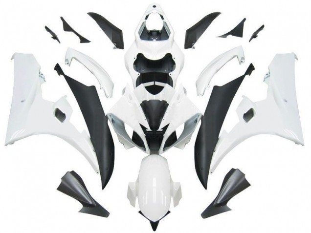 06-07 White Black YZF R6 Full Motorcycle Fairing Kits 06-07 White Black YZF R6 Full Motorcycle Fairing Kits