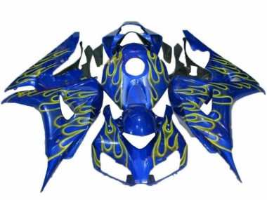 06-07 Yellow Flame Blue CBR1000RR Motorcycle Fairings