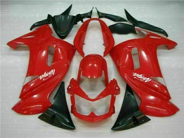 06-08 Glossy Red EX650 Motorcycle Fairings