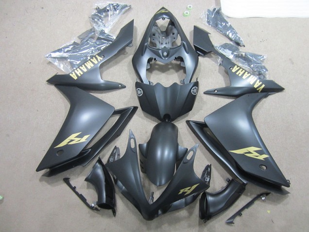 07-08 Black Gold Decal YZF R1 Motorcycle Fairings 07-08 Black Gold Decal YZF R1 Motorcycle Fairings