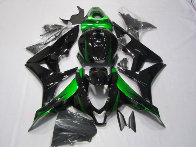 07-08 Black Green CBR600RR Motorcycle Fairing 07-08 Black Green CBR600RR Motorcycle Fairing