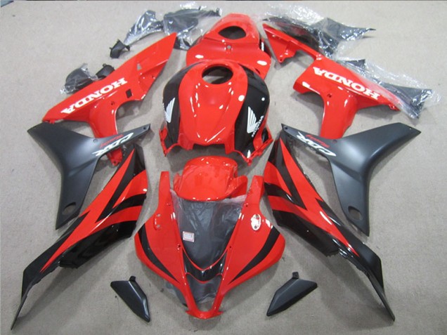 07-08 Black Red CBR600RR Motorcycle Fairings 07-08 Black Red CBR600RR Motorcycle Fairings