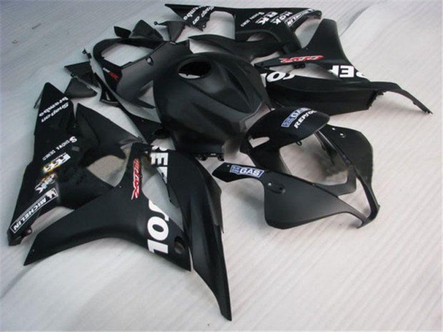 07-08 Black Repsol CBR600RR Motorcycle Fairings 07-08 Black Repsol CBR600RR Motorcycle Fairings