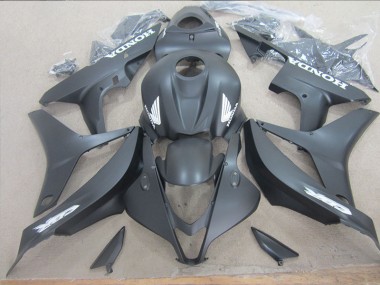 07-08 Black White Decal CBR600RR Motorcycle Fairings