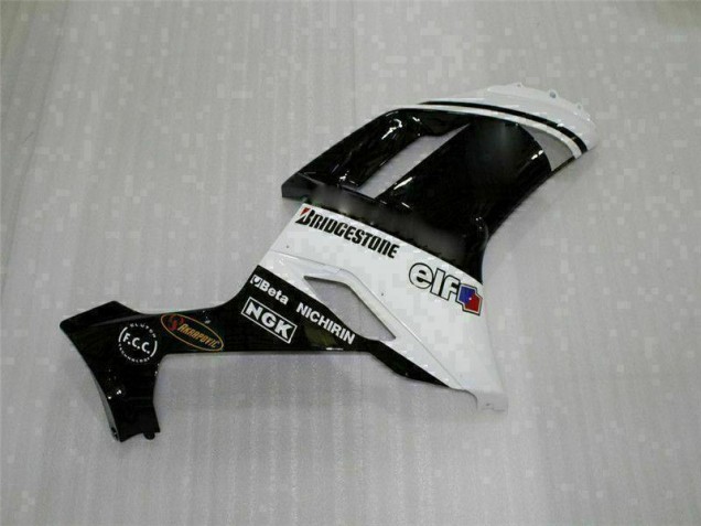 07-08 Black White ZX6R Motorcycle Fairing 07-08 Black White ZX6R Motorcycle Fairing