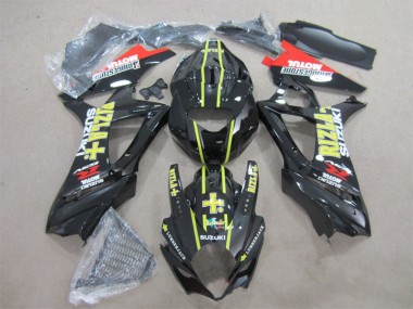 07-08 Black Yellow Rizla GSXR 1000 Motorcycle Fairings