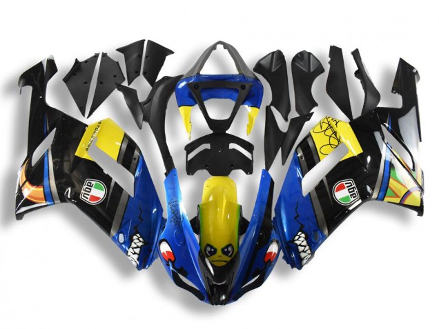 07-08 Blue Shark ZX6R Motorcycle Fairings 07-08 Blue Shark ZX6R Motorcycle Fairings