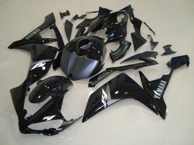 07-08 Glossy Black White YZF R1 Motorcycle Fairings