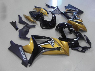 07-08 Gold Black GSXR 1000 Motorcycle Fairings