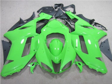 07-08 Green ZX6R Motorcycle Fairings