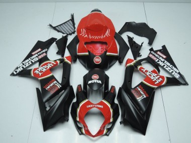 07-08 Matte Lucky Strike GSXR 1000 Motorcycle Fairings