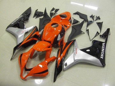 07-08 Orange Silver Black CBR600RR Motorcycle Fairing
