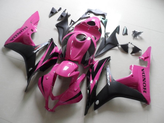 07-08 Pink Black CBR600RR Motorcycle Fairings 07-08 Pink Black CBR600RR Motorcycle Fairings