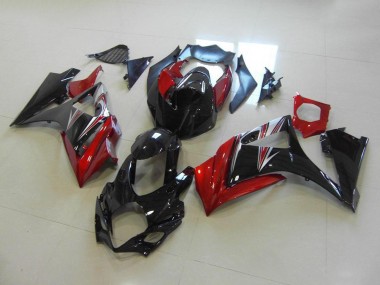 07-08 Red Black No Sticker GSXR 1000 Motorcycle Fairings