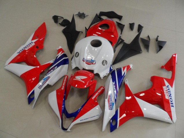 07-08 Red White CBR600RR Motorcycle Bodywork 07-08 Red White CBR600RR Motorcycle Bodywork