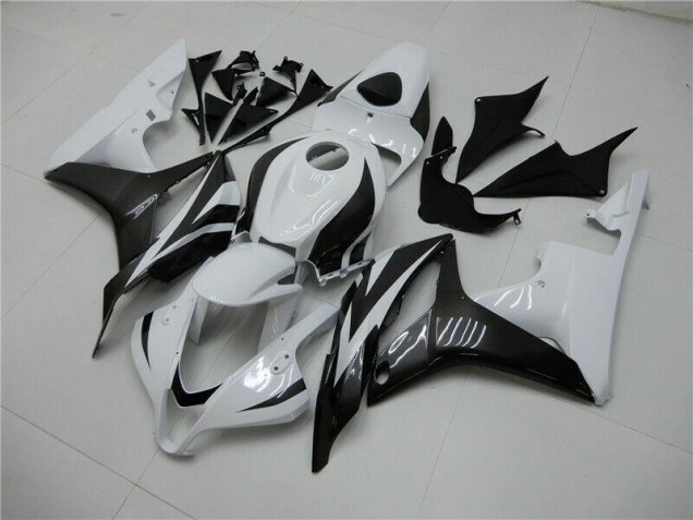 07-08 White Black CBR600RR Motorcycle Fairing 07-08 White Black CBR600RR Motorcycle Fairing
