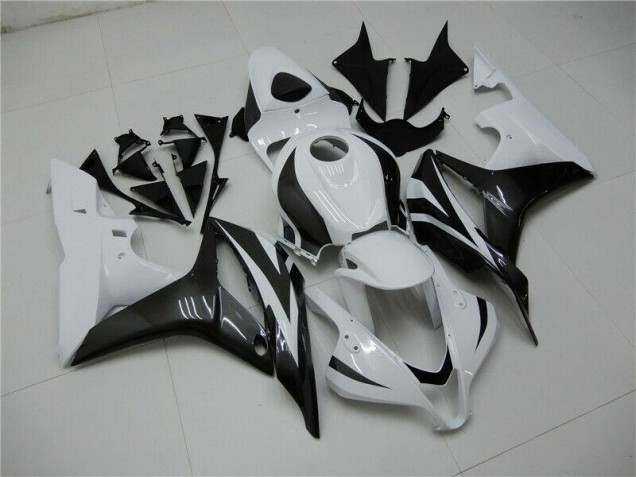07-08 White Black CBR600RR Motorcycle Fairing 07-08 White Black CBR600RR Motorcycle Fairing