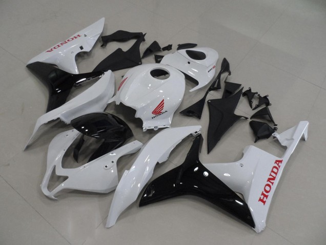 07-08 White Black CBR600RR Motorcycle Fairings