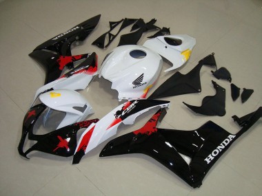 07-08 White Black Red CBR600RR Motorcycle Fairing