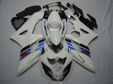 07-08 White Blue GSXR 1000 Motorcycle Fairing