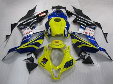 07-08 Yellow Blue 46 CBR600RR Motorcycle Fairings