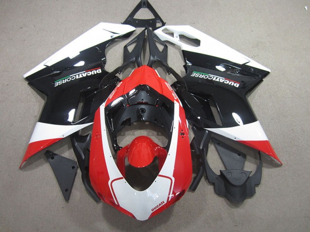 07-14 Black Red White Ducati 848 Motorcycle Fairings 07-14 Black Red White Ducati 848 Motorcycle Fairings
