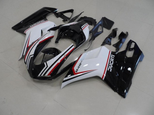 07-14 Black Tricolor Ducati 848 1098 1198 Motorcycle Fairings 07-14 Black Tricolor Ducati 848 1098 1198 Motorcycle Fairings