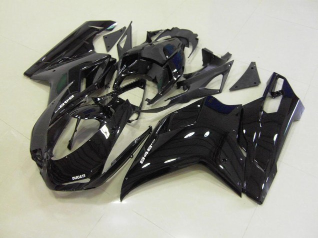 07-14 Glossy Black Ducati 848 1098 1198 Motorcycle Fairings 07-14 Glossy Black Ducati 848 1098 1198 Motorcycle Fairings