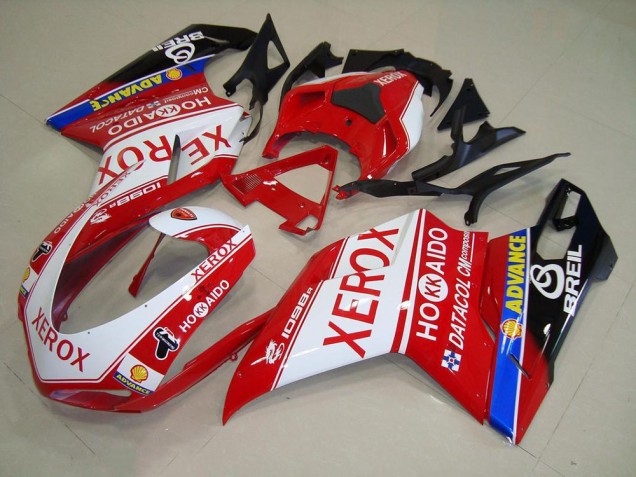 07-14 Xerox Ducati 848 1098 1198 Motorcycle Fairings