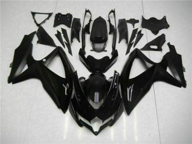 08-10 Black GSXR 600/750 Full Motorcycle Fairing Kits