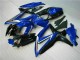 08-10 Blue Black GSXR 600/750 Motorcycle Fairings