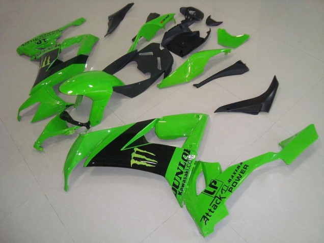 08-10 Green Monster ZX10R Motorcycle Fairings