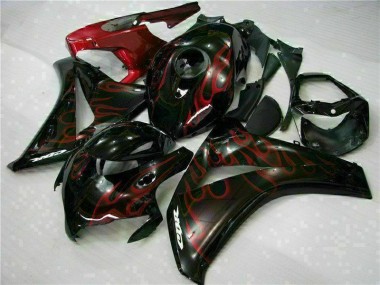 08-11 Red Flame CBR1000RR Motorcycle Fairings