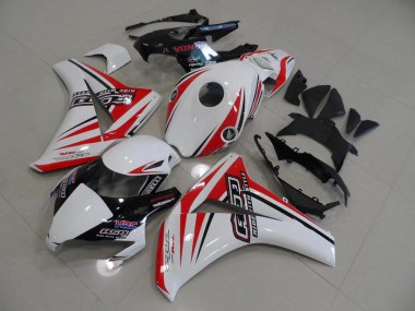 08-11 White Red HRC CBR1000RR Motorcycle Fairings