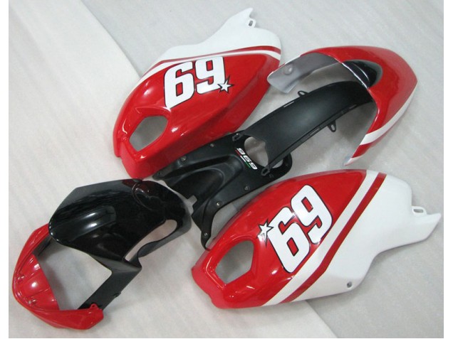 08-12 Black Red White 69 Ducati Monster 696 Motorcycle Fairings 08-12 Black Red White 69 Ducati Monster 696 Motorcycle Fairings