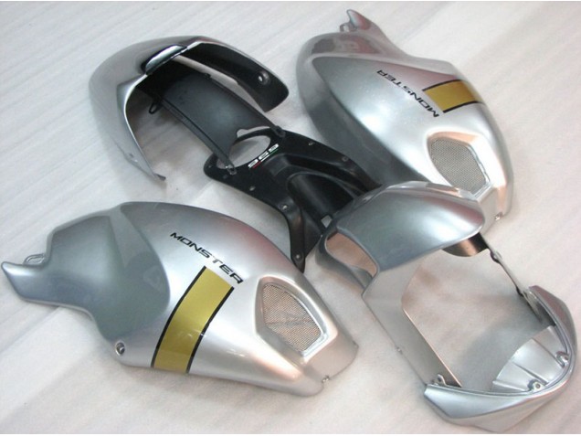 08-12 Black Silver Monster Ducati Monster 696 Motorcycle Fairings 08-12 Black Silver Monster Ducati Monster 696 Motorcycle Fairings