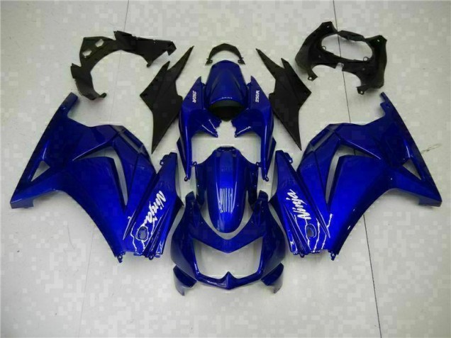 08-12 Blue Black White Ninja EX250 Motorcycle Fairing 08-12 Blue Black White Ninja EX250 Motorcycle Fairing