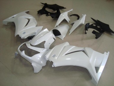08-12 Pearl White ZX250R Motorcycle Fairings