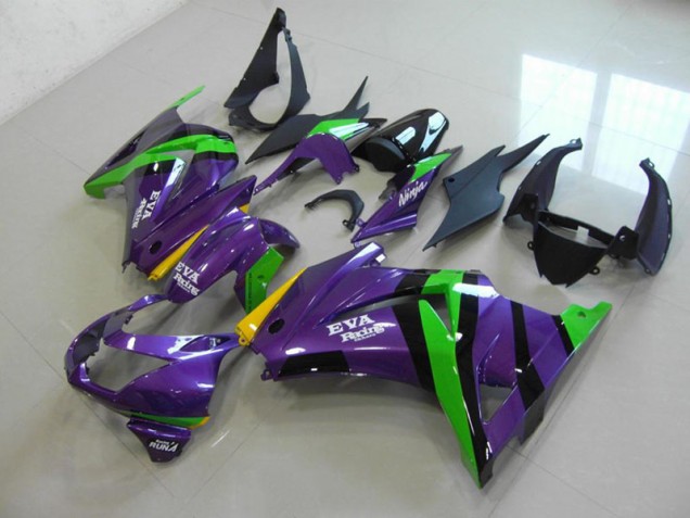 08-12 Purple EVA Racing ZX250R Motorcycle Fairings