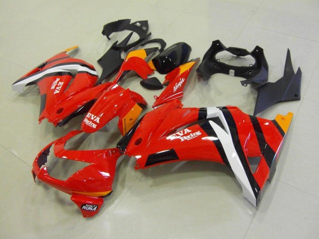 08-12 Red Black ZX250R Motorcycle Fairing 08-12 Red Black ZX250R Motorcycle Fairing