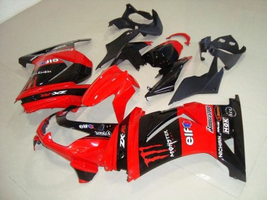 08-12 Red Monster ZX250R Motorcycle Fairings