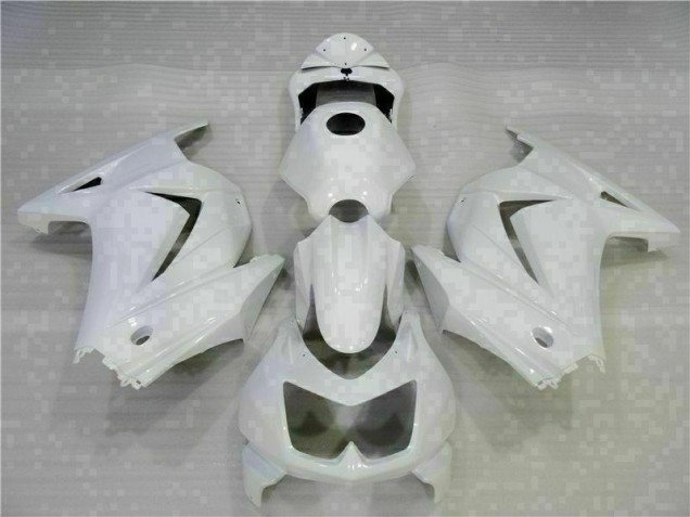 08-12 White EX250 Motorcycle Fairings 08-12 White EX250 Motorcycle Fairings