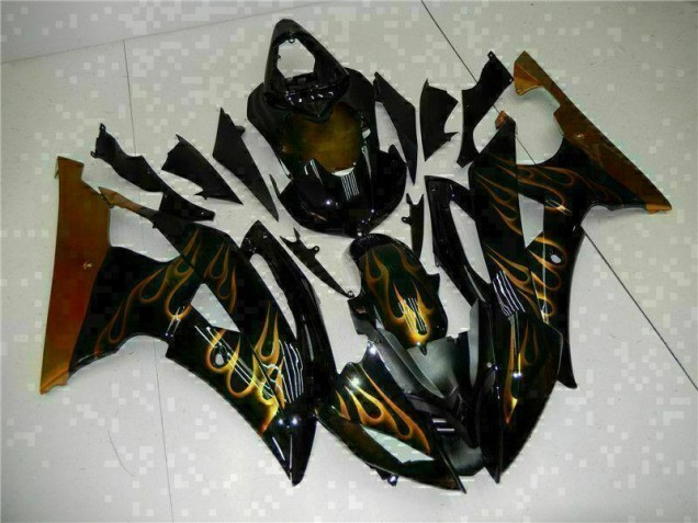 08-16 Black YZF R6 Motorcycle Fairing 08-16 Black YZF R6 Motorcycle Fairing