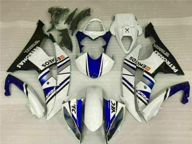 08-16 Blue White Blue White ENEOS YZF R6 Motorcycle Fairing 08-16 Blue White Blue White ENEOS YZF R6 Motorcycle Fairing
