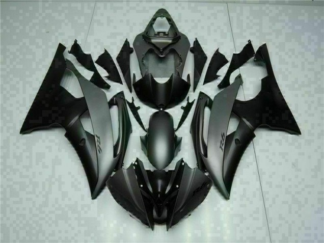 08-16 Grey Black YZF R6 Motorcycle Fairing 08-16 Grey Black YZF R6 Motorcycle Fairing