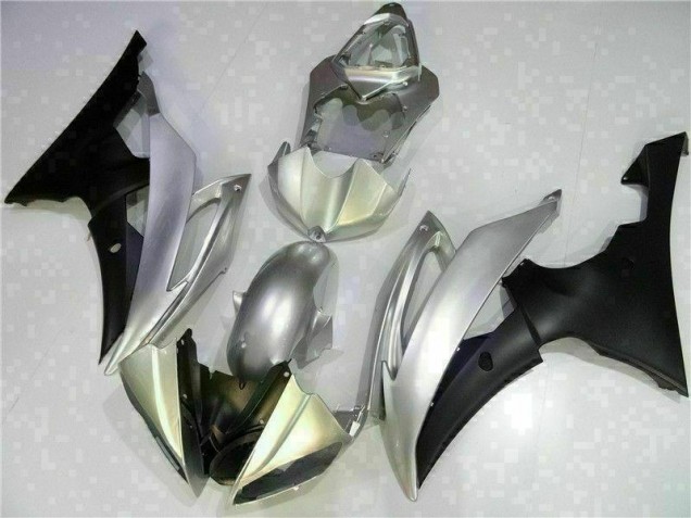 08-16 Silver Black YZF R6 Motorcycle Fairings 08-16 Silver Black YZF R6 Motorcycle Fairings