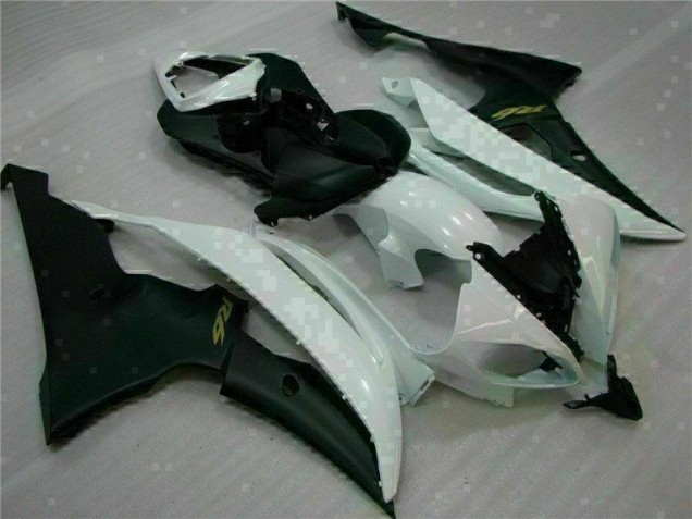 08-16 White Black YZF R6 Motorcycle Fairing 08-16 White Black YZF R6 Motorcycle Fairing