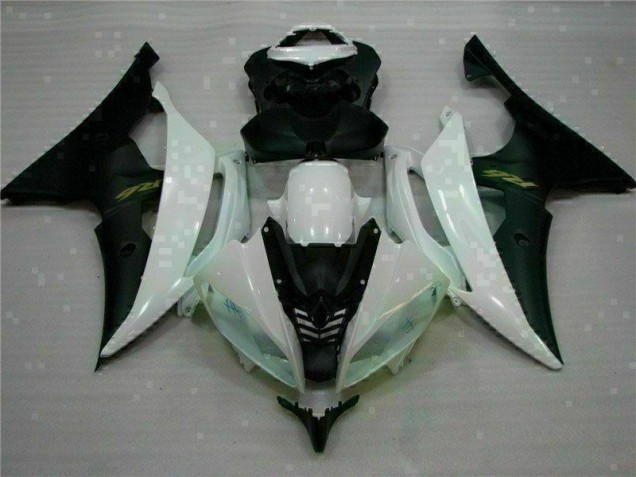 08-16 White Black YZF R6 Motorcycle Fairing 08-16 White Black YZF R6 Motorcycle Fairing